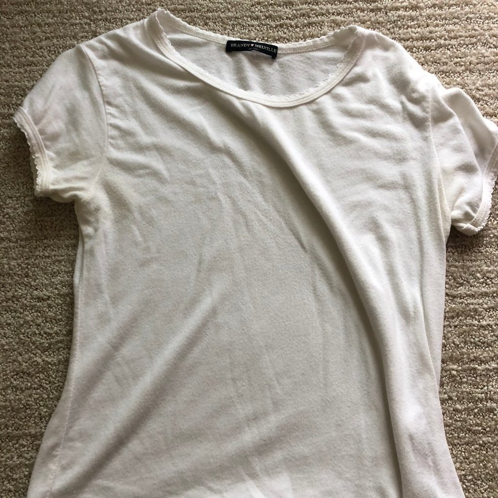 Brandy Melville white tshirt